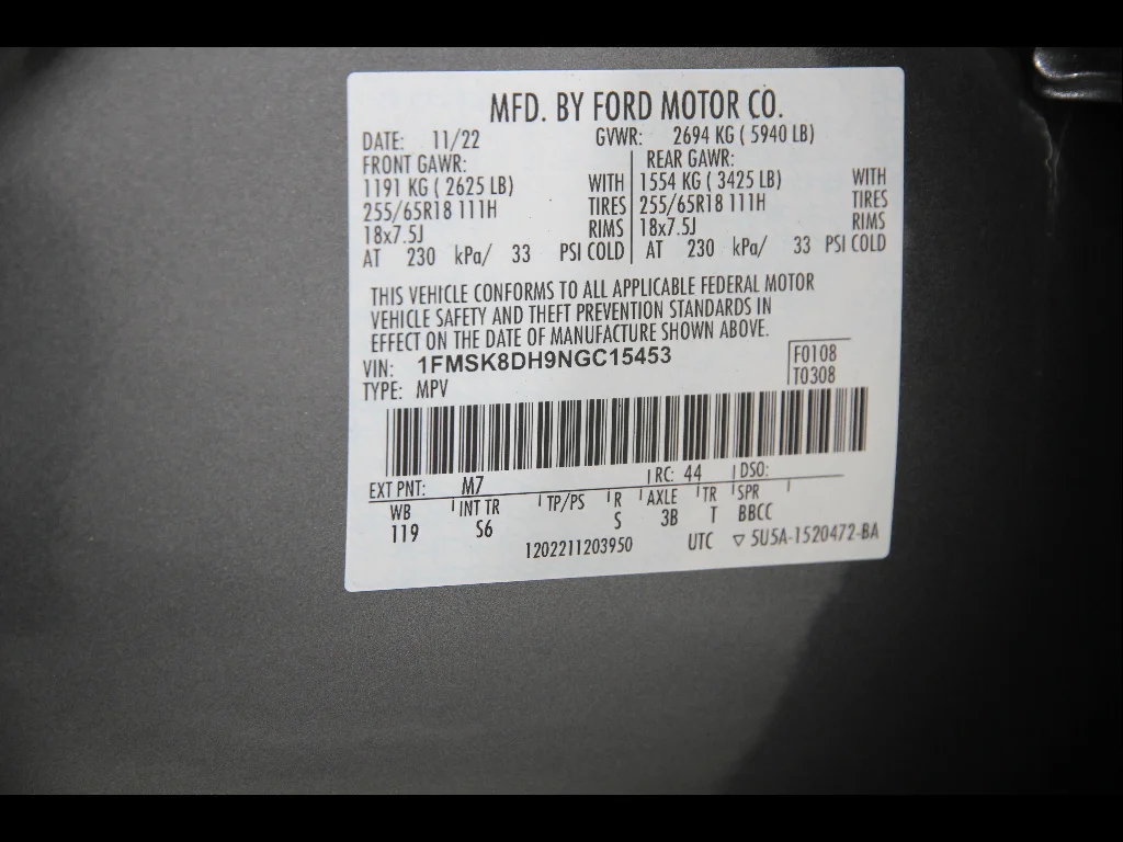 Certified Used 2022 Carbonized Gray Ford XLT image 25