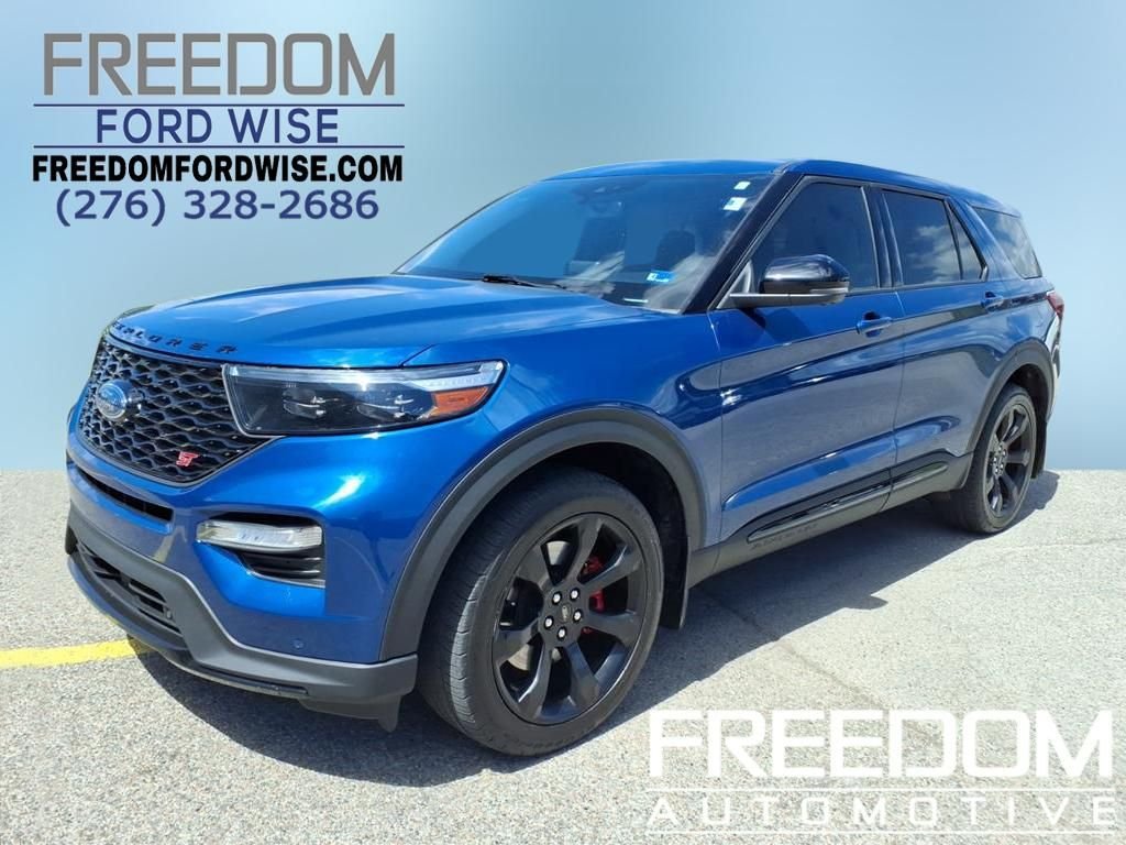 Used 2022 Blue Metallic Ford ST image 1