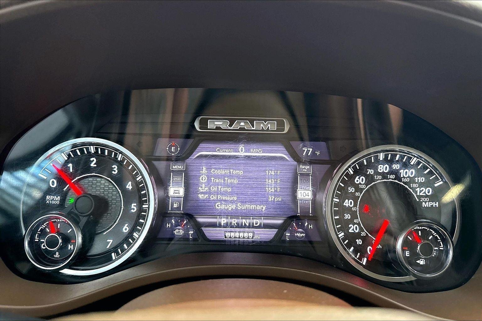 Used 2020 Patriot Blue Pearlcoat Ram Laramie image 16