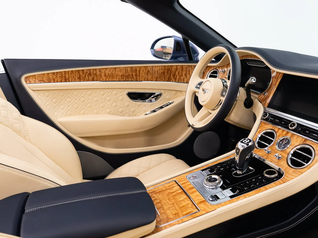 Certified Used 2023 Blue Crystal Bentley Azure Convertible image 32