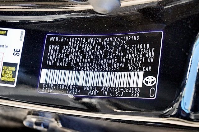 Used 2025 Black Toyota LE image 30