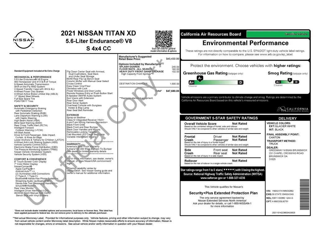 Used 2021 White Nissan S image 19