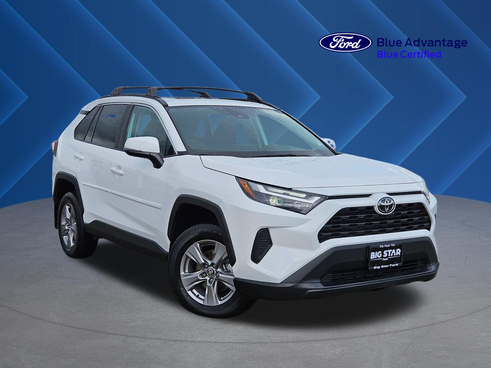 Certified Used 2025 Blue Toyota XLE image 1