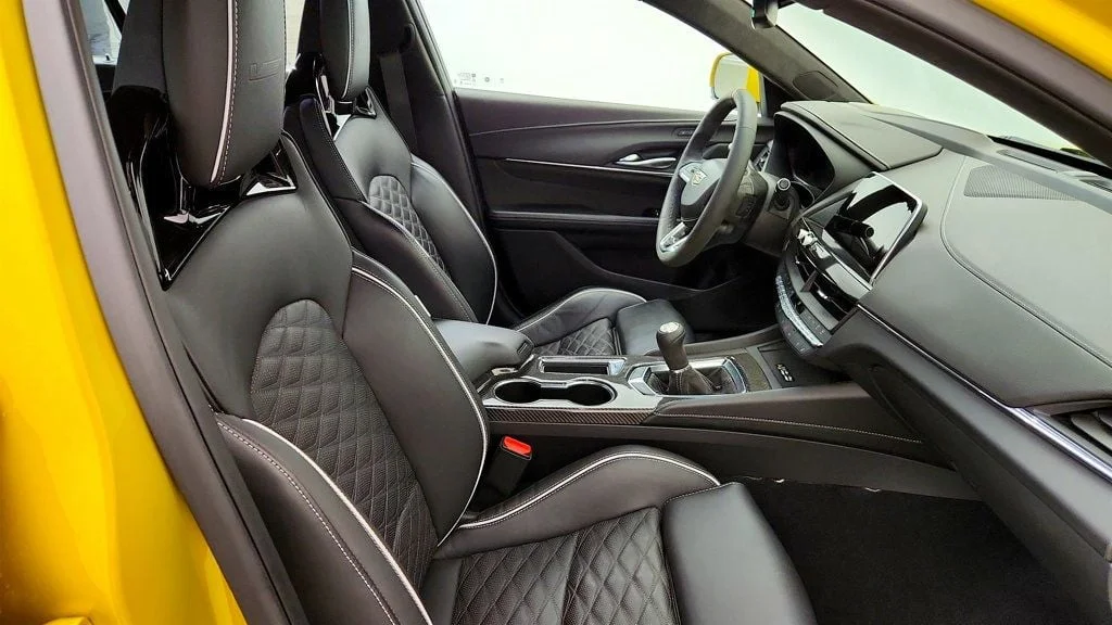 Used 2024 Cyber Yellow Metallic Cadillac 4dr Sedan Blackwing w/ High End Leather Seating & Technology Pkg image 25