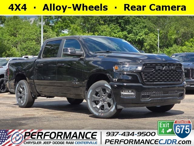 New 2026 Diamond Black Crystal Pearl-Coat Exterior Paint RAM Big Horn/Lone Star image 1