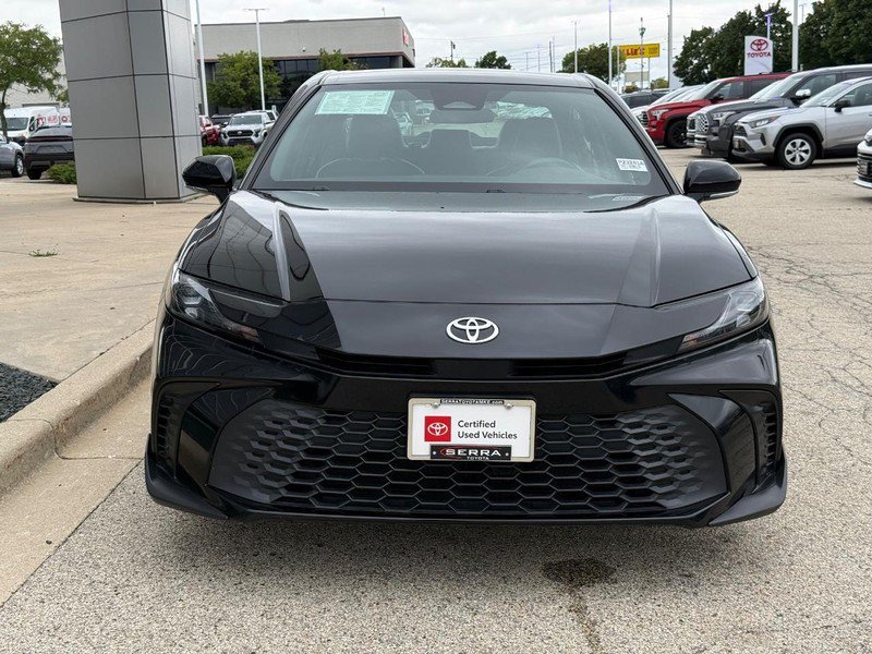 Certified Used 2025 MIDNIGHT BLACK METAL Toyota SE image 8