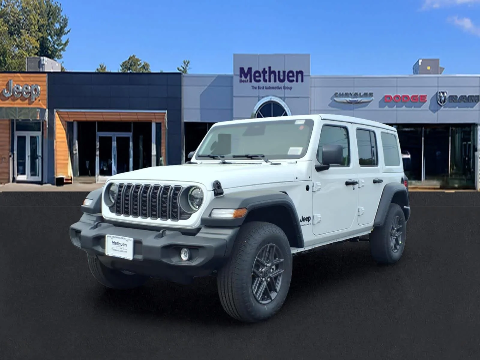 New 2026 Bright White Clearcoat Jeep Sport S image 3