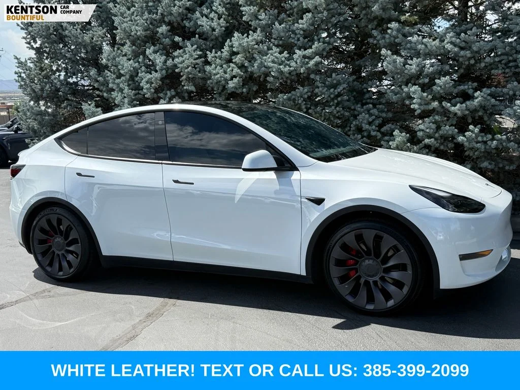 Used 2023 White Tesla Performance image 11