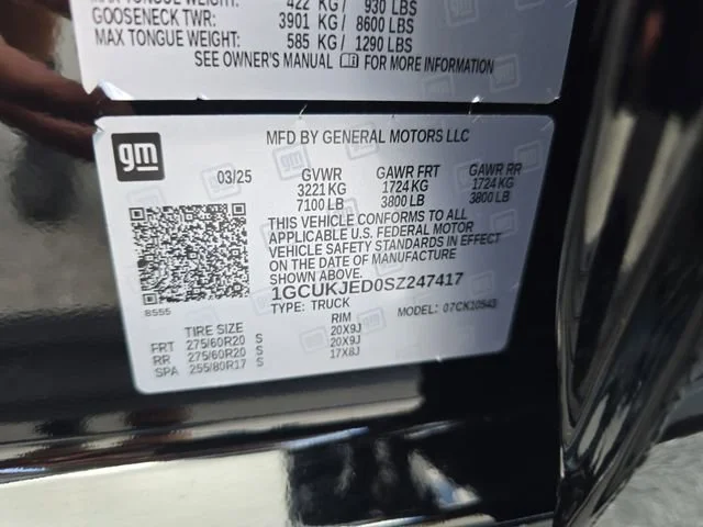 Certified Used 2025 Black Chevrolet High Country image 33