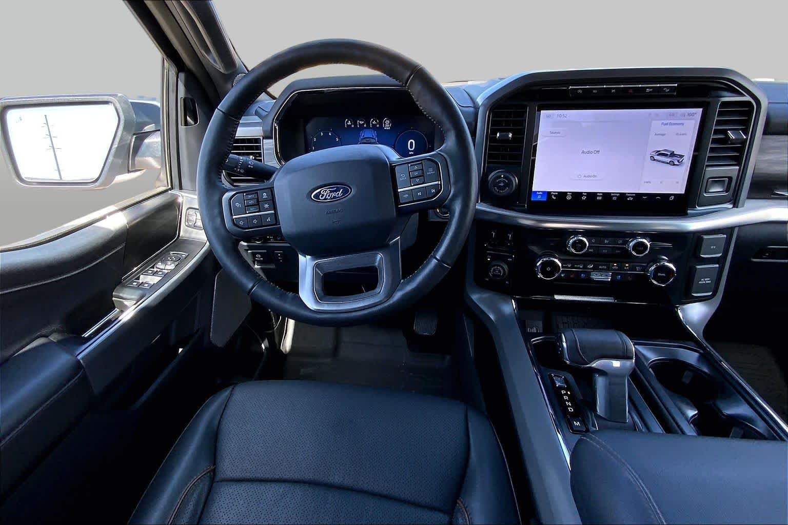 Used 2024 Star White Metallic Tri-Coat Ford LARIAT image 6