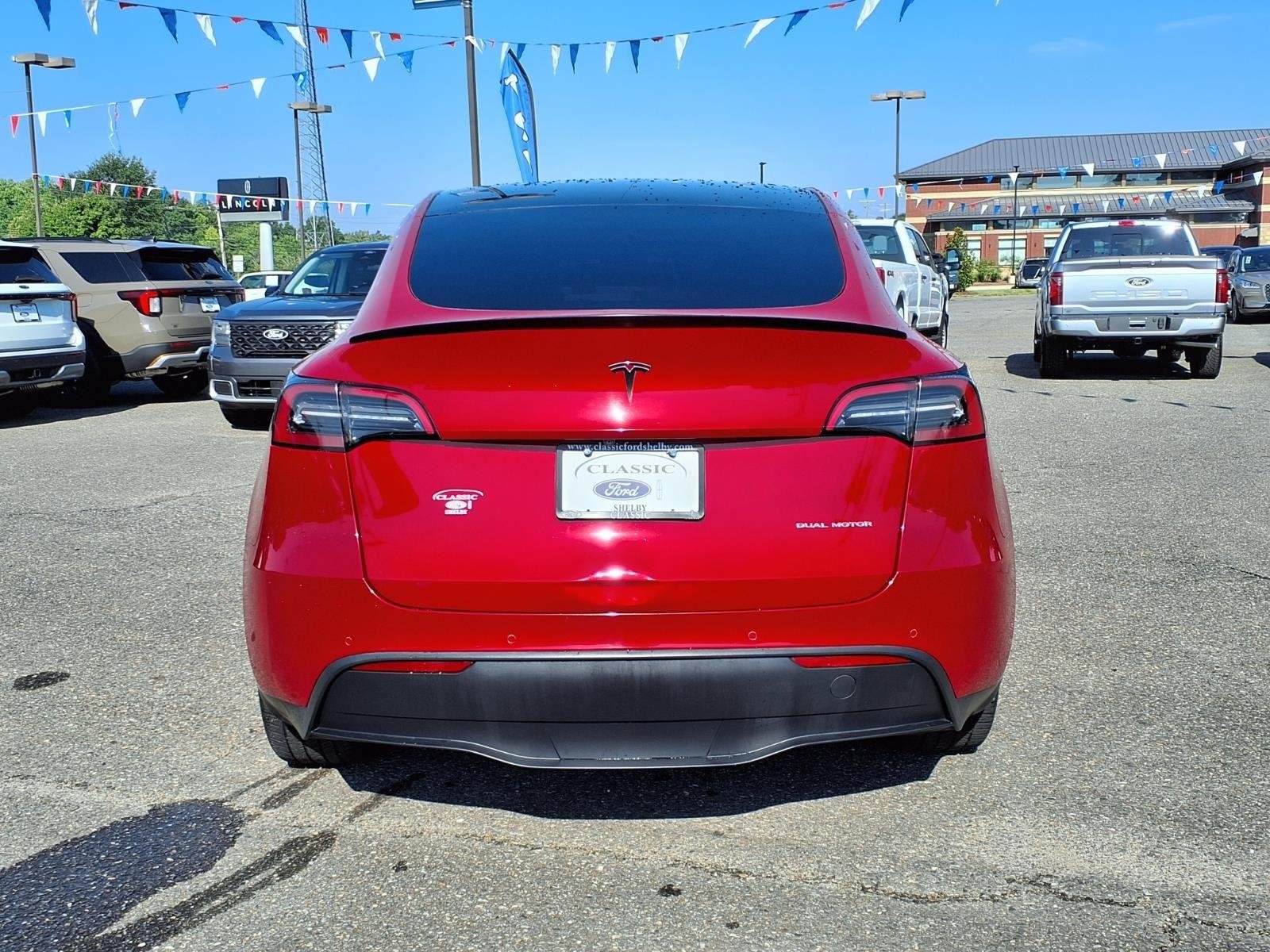 Used 2021 Red Multi-Coat Tesla Long Range image 10