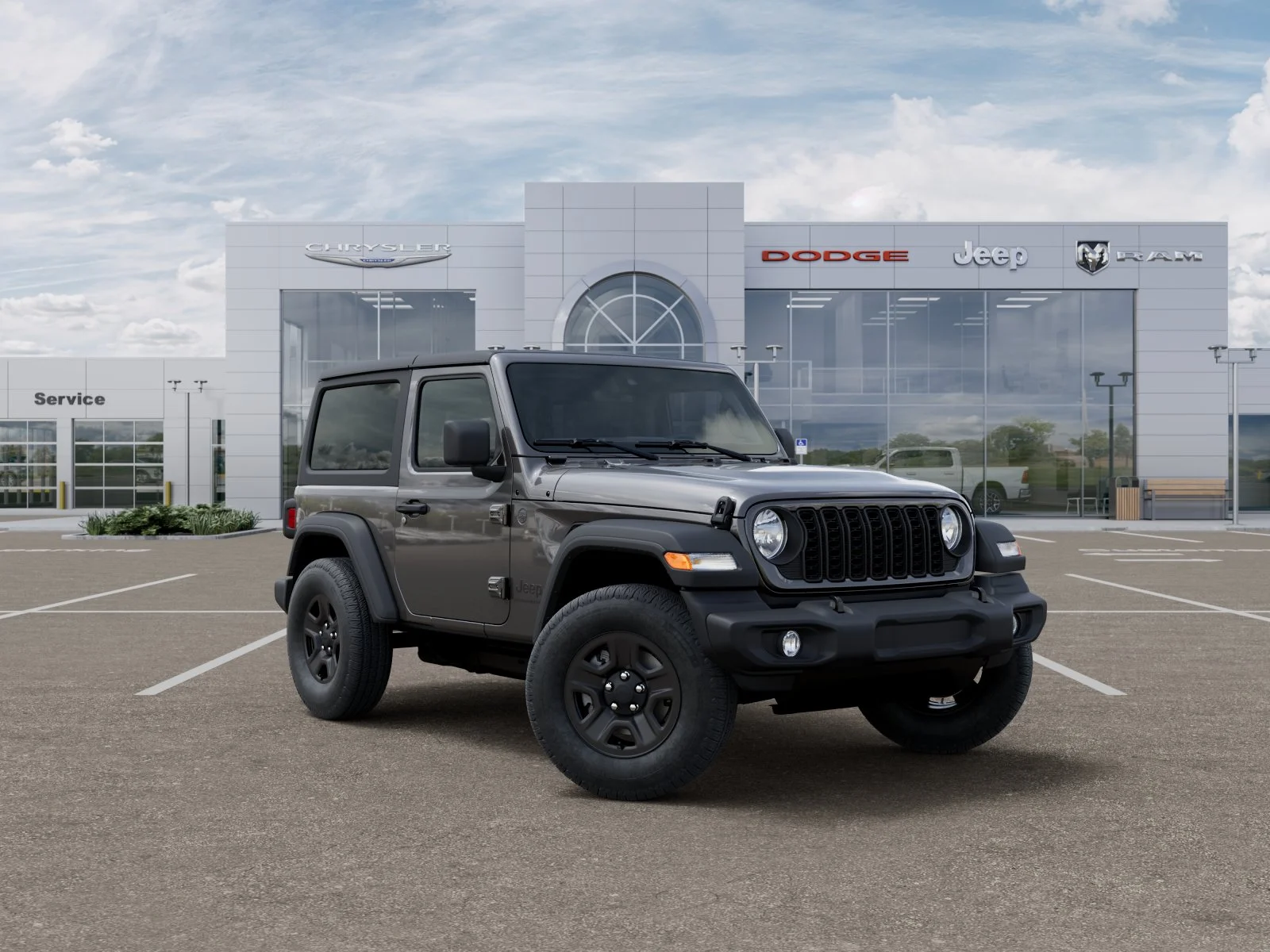 New 2026 Granite Crystal Metallic Clearcoat Jeep Sport image 32
