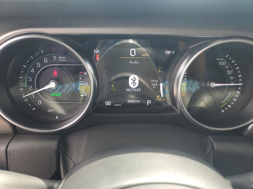 Used 2021 Gray Jeep Unlimited Rubicon 4xe image 17
