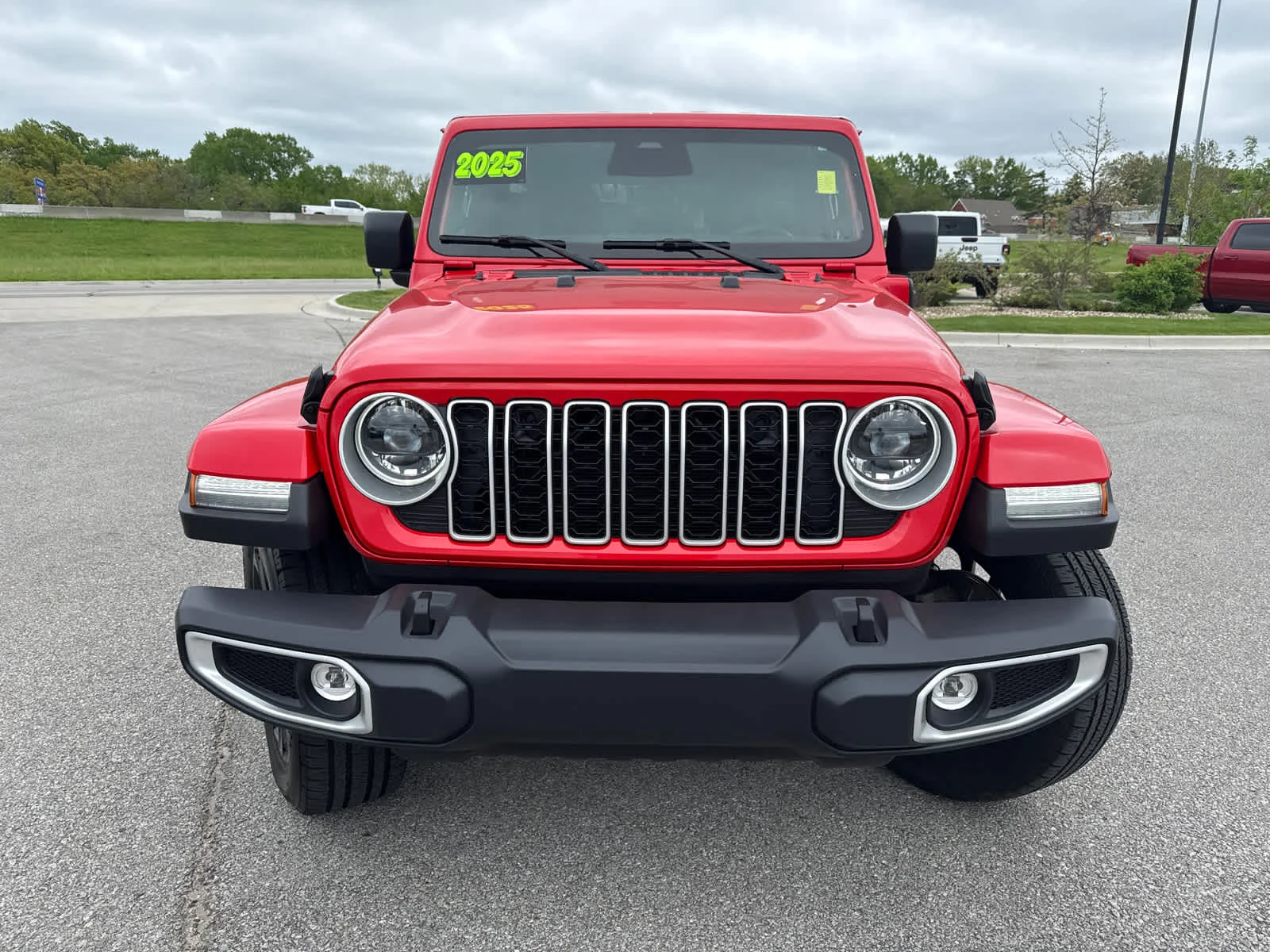 Used 2025 Jeep Wrangler 4xe Sahara 4XE with VIN 1C4RJXP67SW585540 for sale in Kansas City