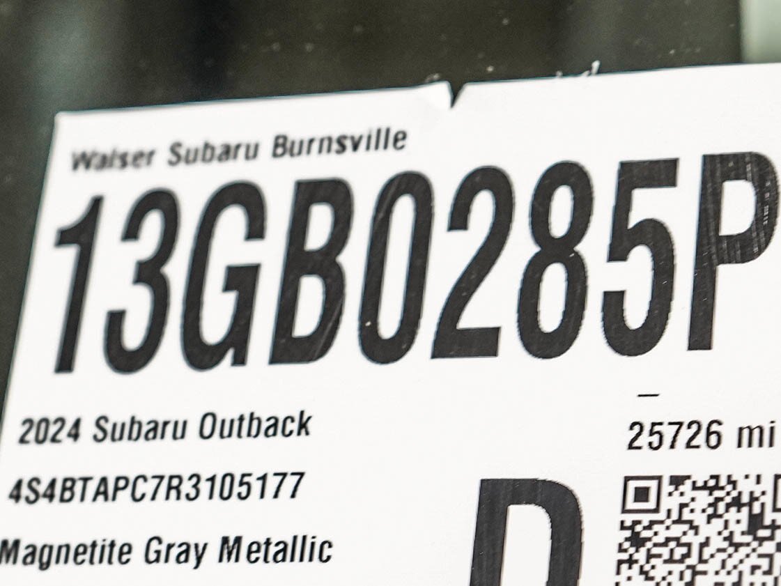 Used 2024 Magnetite Gray Metallic Subaru Touring image 29