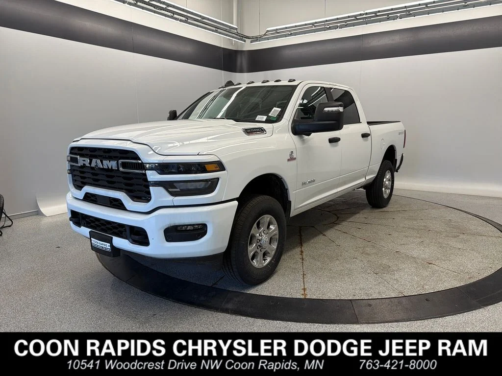 New 2026 Bright White Clear-Coat Exterior Paint Ram Big Horn image 1