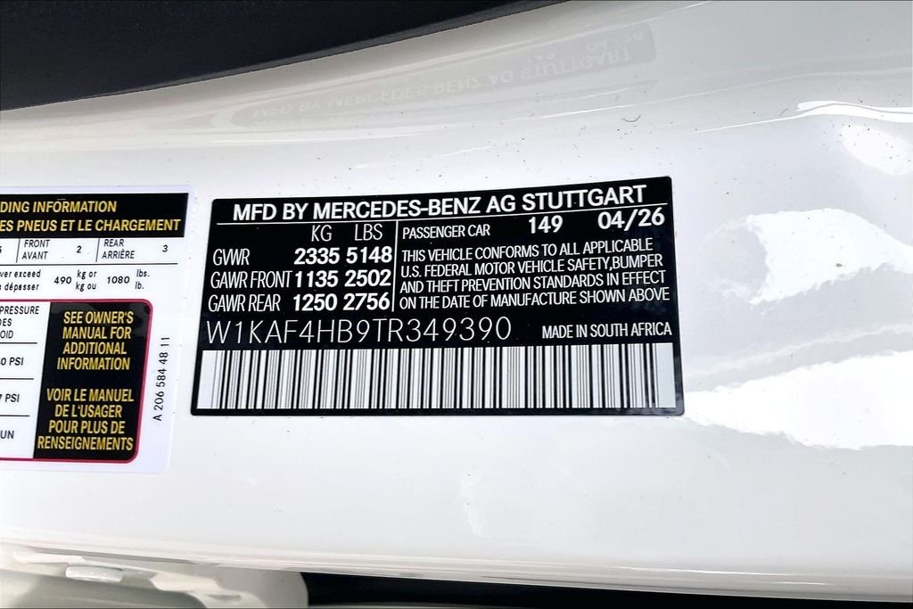 New 2026 Polar White Mercedes-Benz C 300 image 13