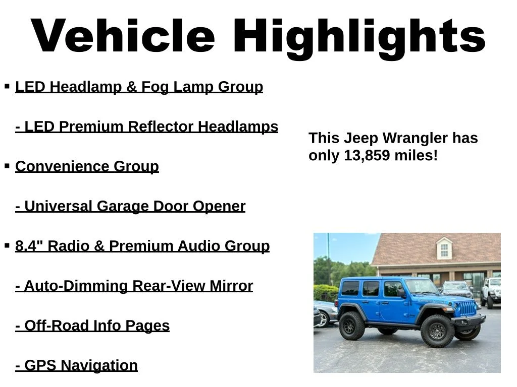Used 2023 Blue Jeep High Tide image 11