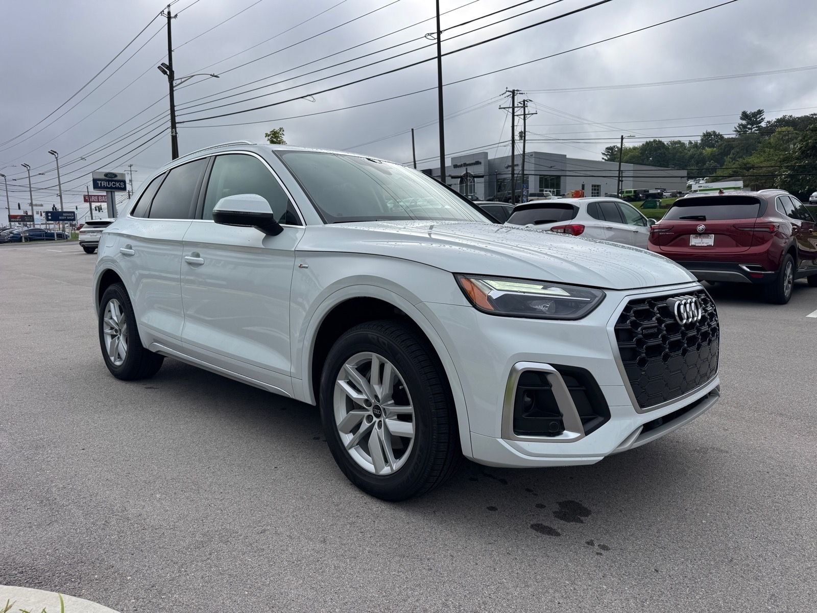 Used 2022 Glacier White Metallic Audi 45 S line Premium image 7
