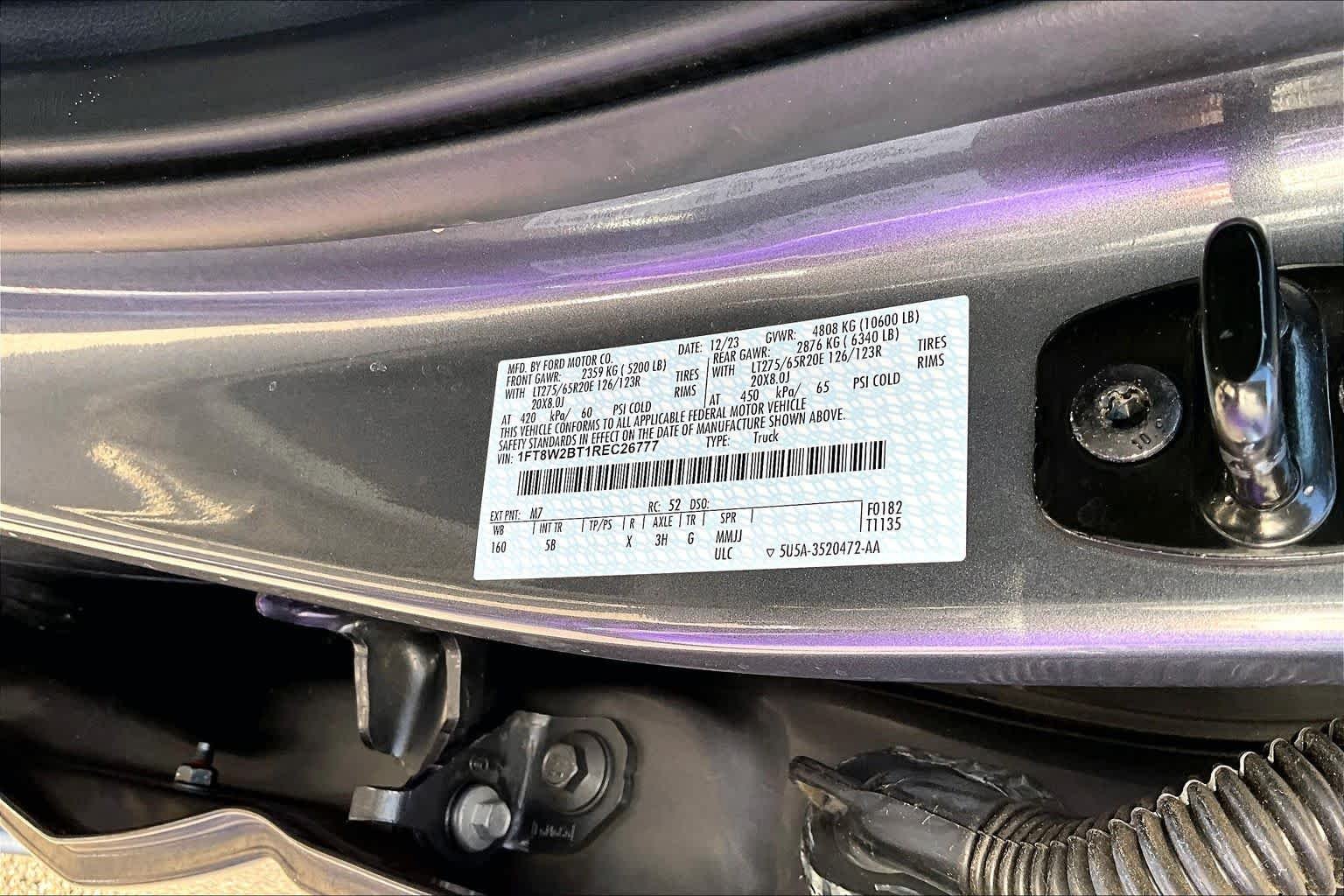 Used 2024 Carbonized Gray Ford LARIAT image 34