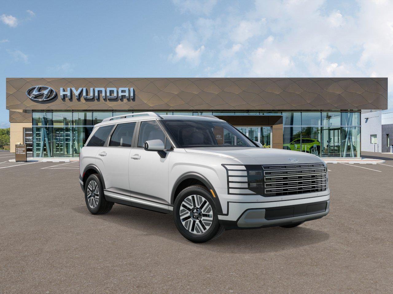 New 2026 Creamy White Pearl Hyundai SEL 7P image 2