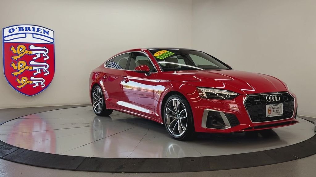 Used 2023 Tango Red Audi 45 S line Premium Plus image 2