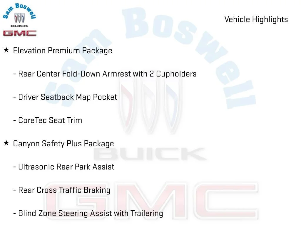 New 2026 Sterling Metallic GMC Elevation image 13