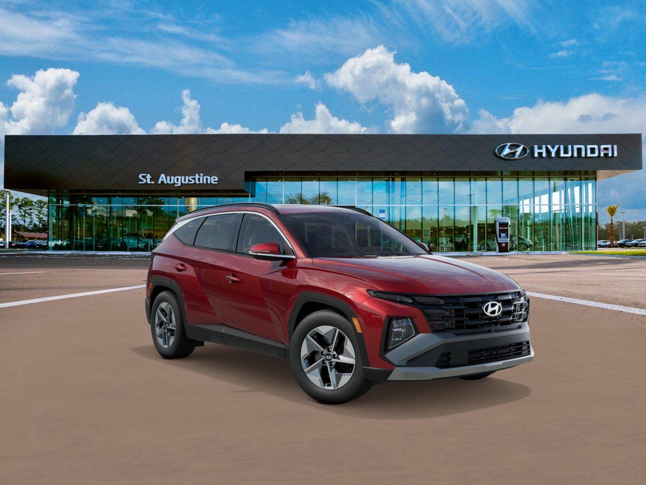 New 2026 Ultimate Red Hyundai SEL Premium FWD image 2