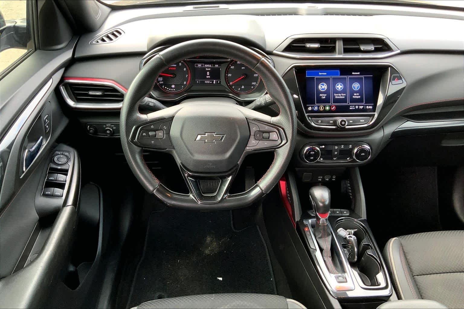 Used 2021 Mosaic Black Metallic Chevrolet RS image 6