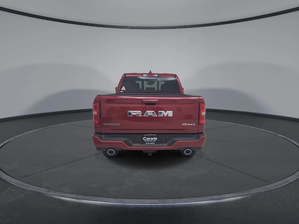 New 2026 Molten Red Pearl-Coat Exterior Paint RAM Laramie image 13