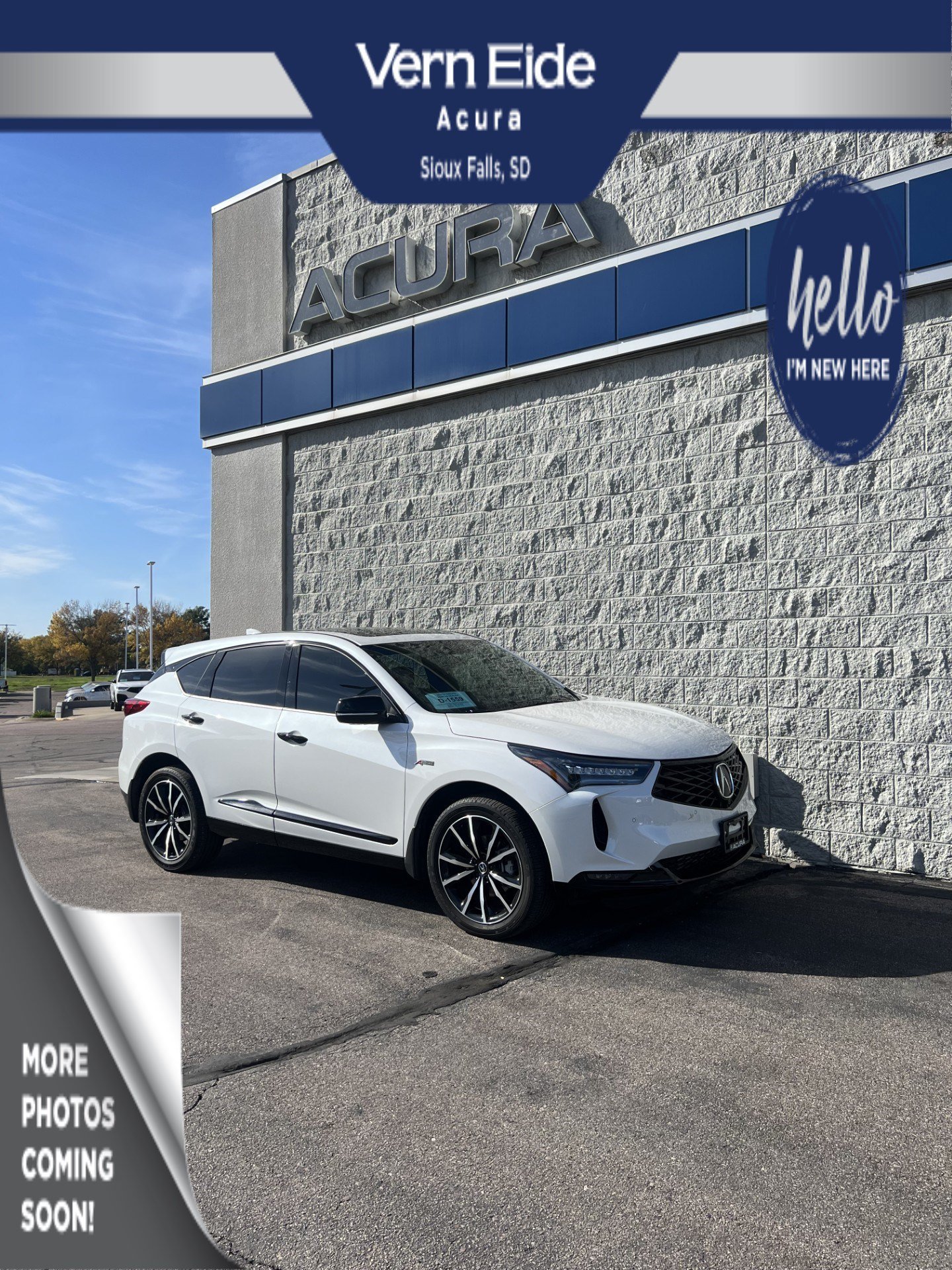 Certified Used 2025 Platinum White Pearl Acura w/A-Spec Advance Package image 1