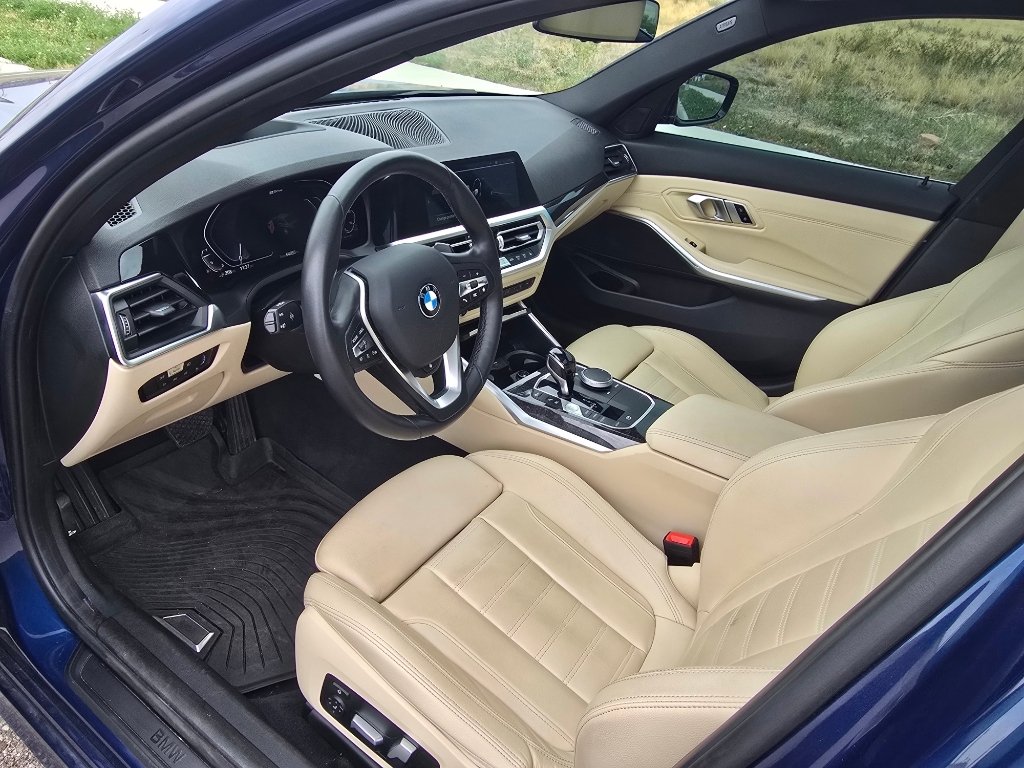 Used 2021 Phytonic Blue Metallic BMW 330e xDrive image 25