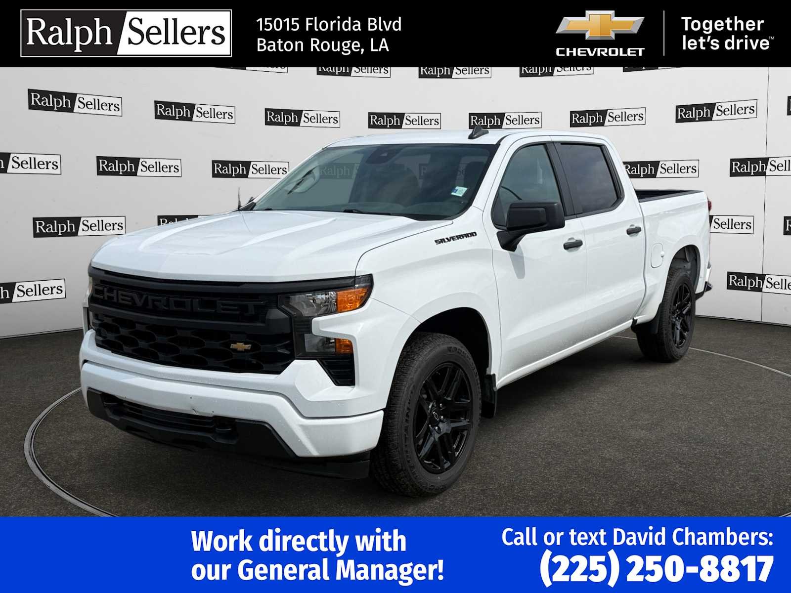 Used 2022 Summit White Chevrolet Custom image 2