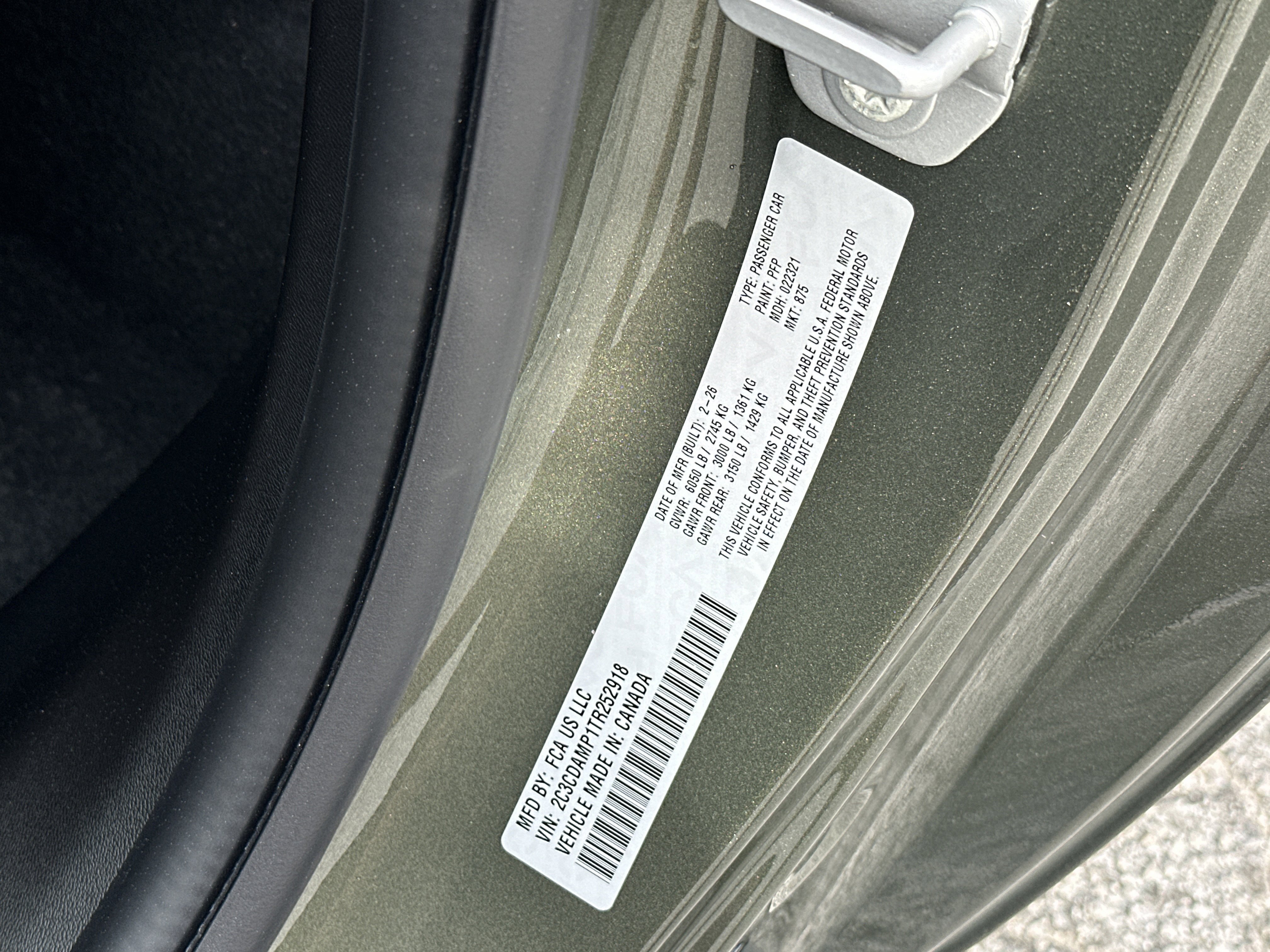 New 2026 Green Machine Exterior Paint Dodge Scat Pack Plus image 32