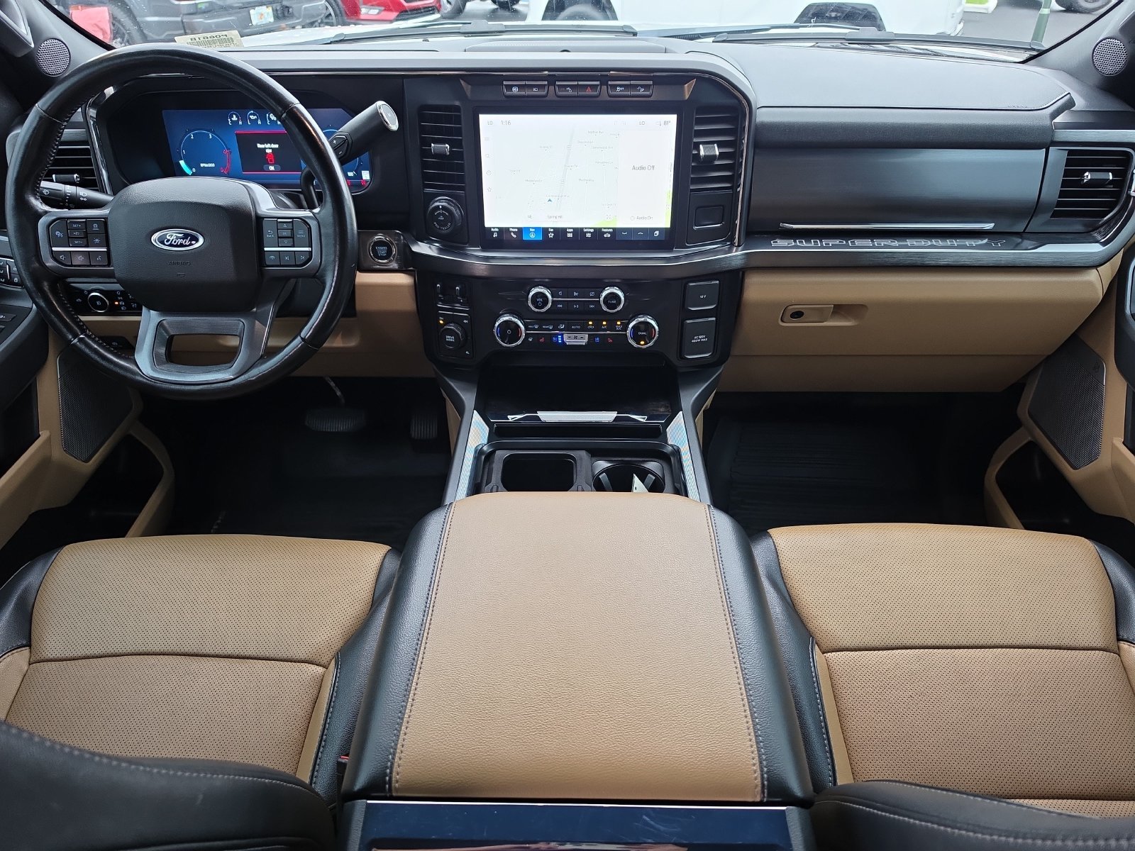 Certified Used 2023 White Metallic Ford Lariat image 10