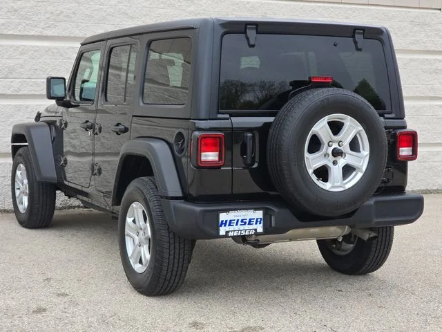 Certified Used 2022 Black Clearcoat Jeep Unlimited Sport S image 11
