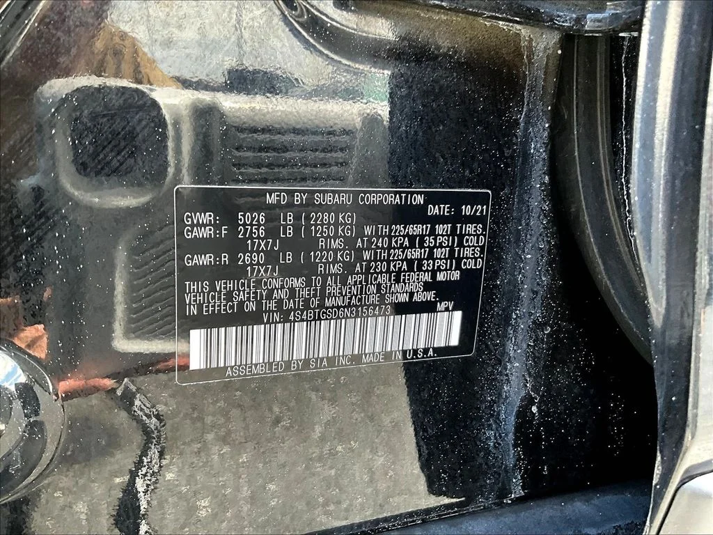 Used 2022 Crystal Black Silica Subaru Wilderness image 21