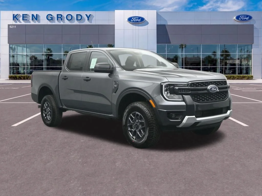 New 2026 Carbonized Gray Metallic Ford XLT image 1