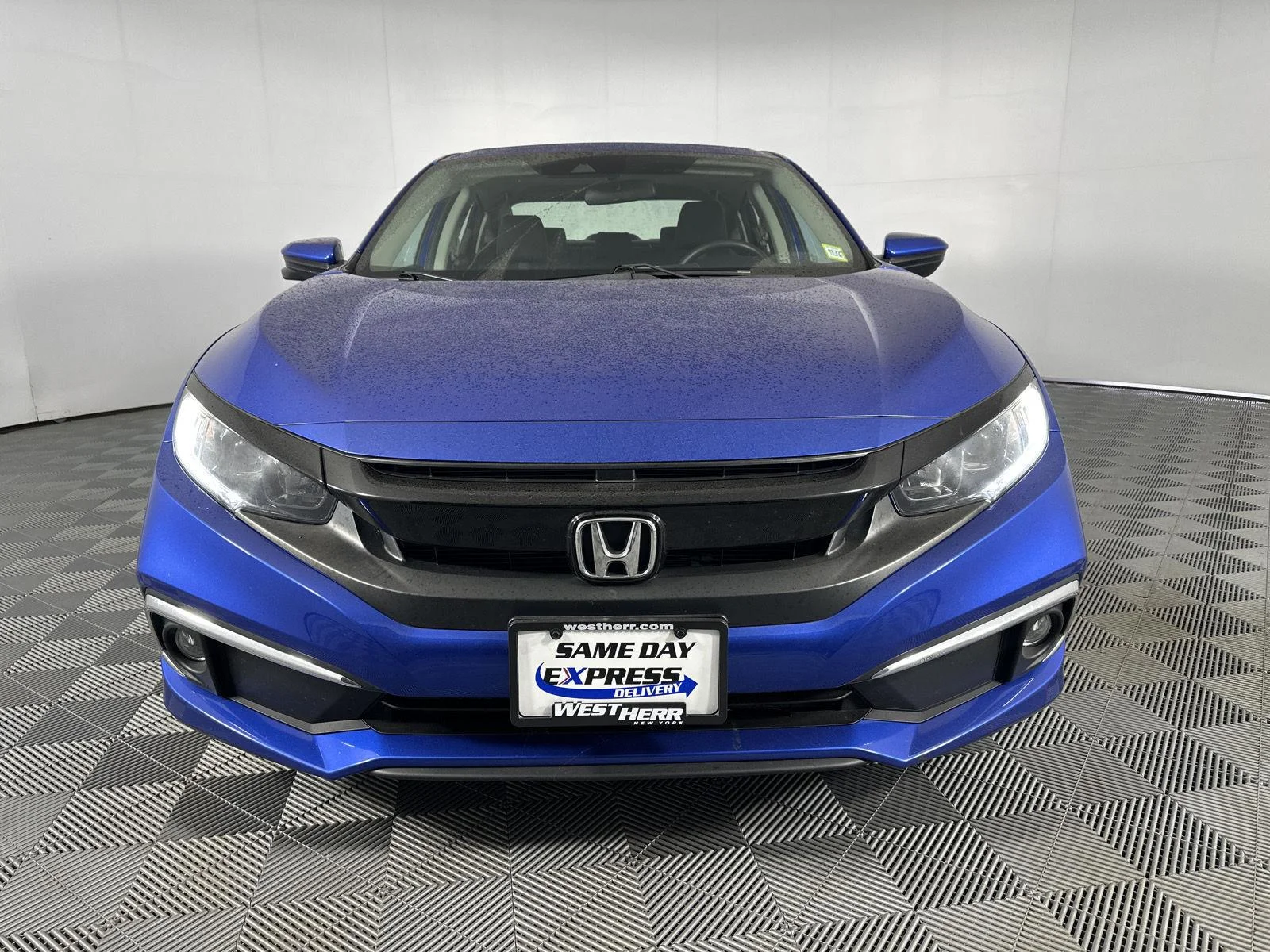 Used 2019 Aegean Blue Metallic Honda EX image 2
