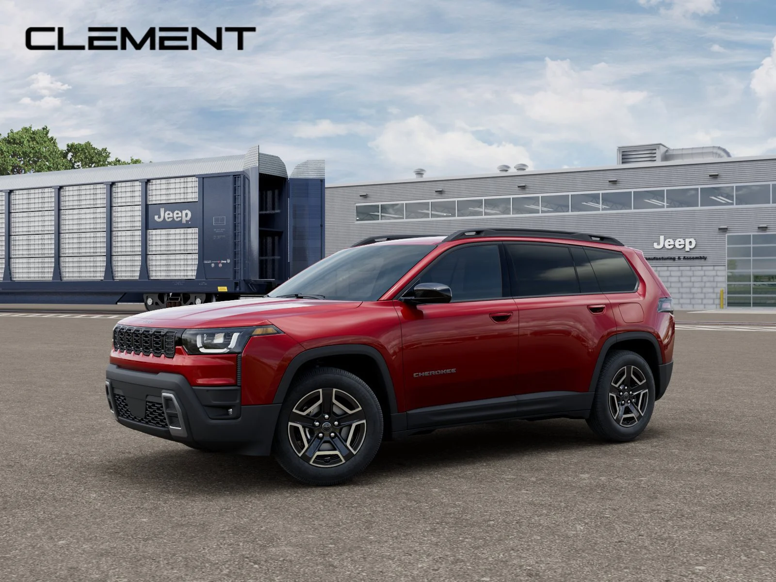 New 2027 Red Hot Pearl-Coat Paint Jeep Laredo image 2