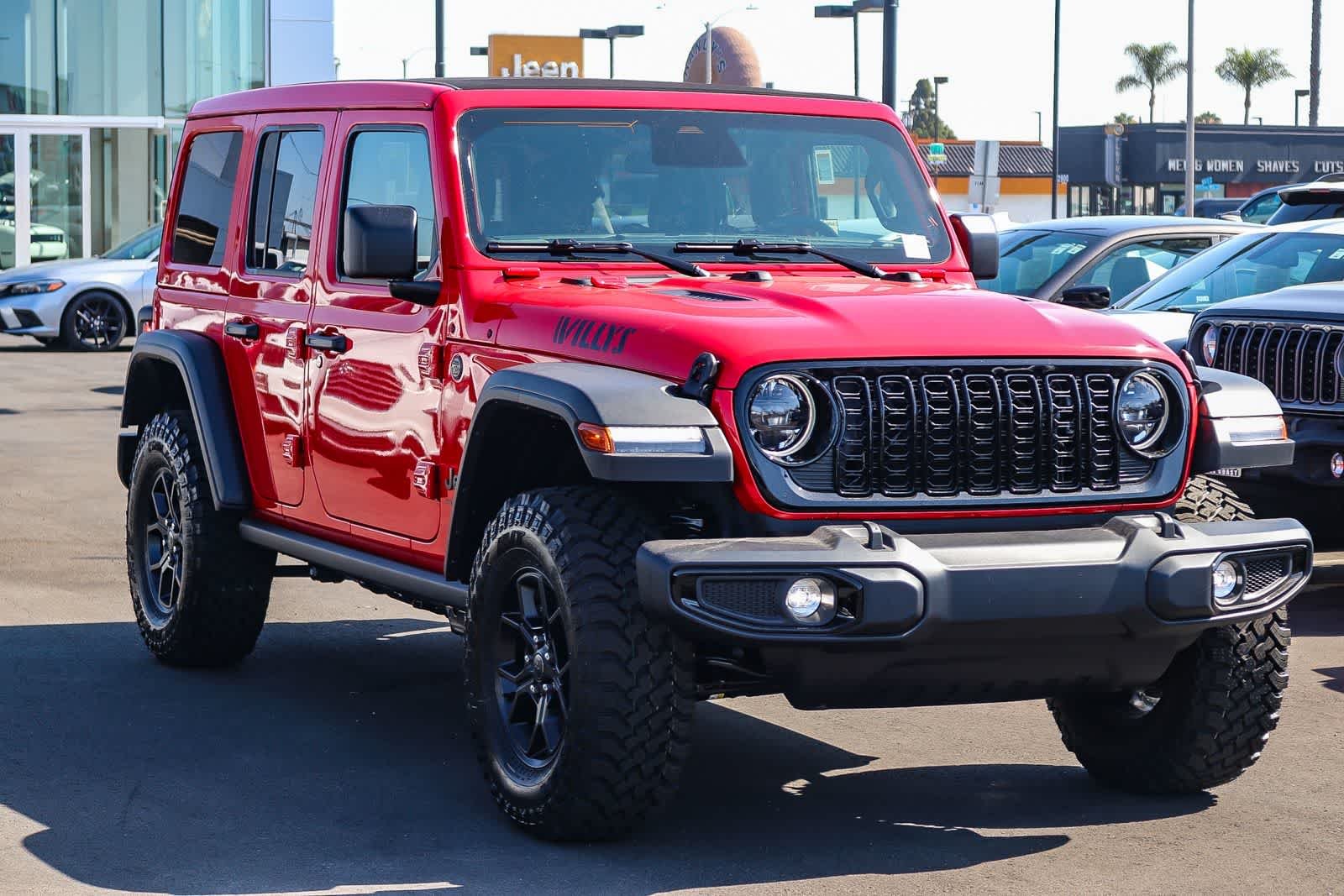 New 2026 Firecracker Red Clear-Coat Exterior Paint Jeep Willys image 3