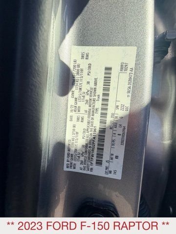 Certified Used 2023 Silver Ford Raptor image 22