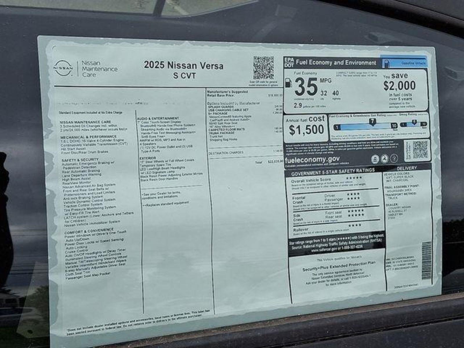 2025 Nissan Versa Sedan S - Photo 18