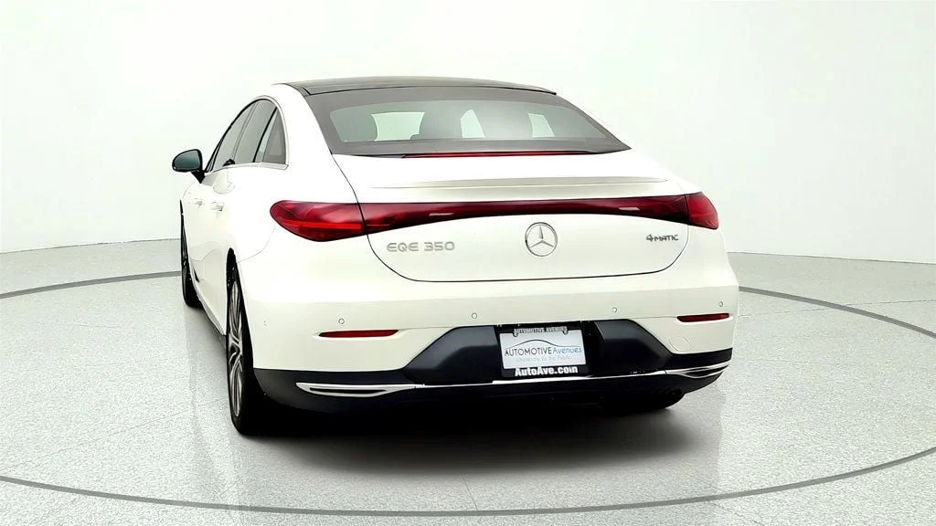 Used 2023 Polar White Mercedes-Benz EQE 350 4MATIC®+ Sedan w/ Driver Assistance & DIGITAL LIGHT image 6