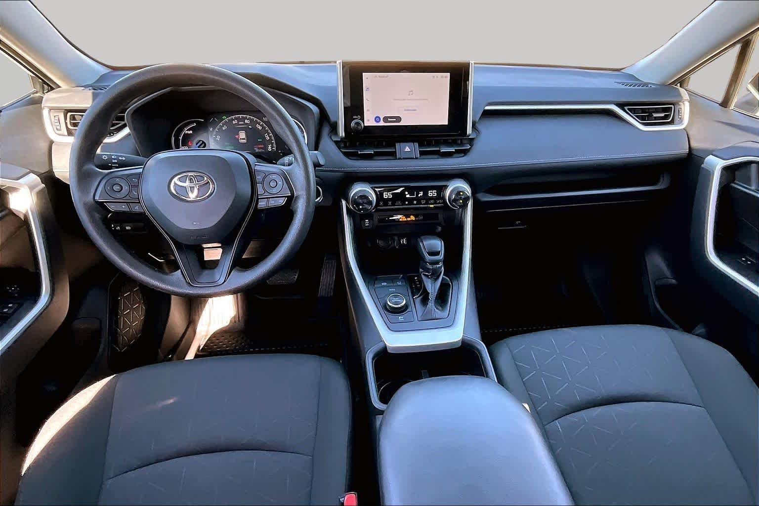 Certified Used 2025 Midnight Black Metallic Toyota Hybrid XLE image 15