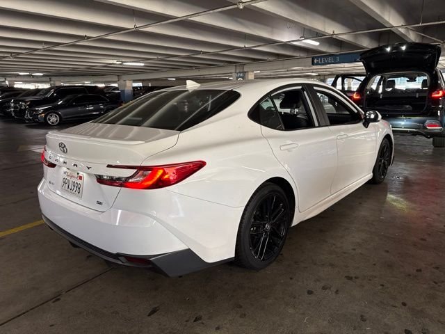 Used 2025 White Toyota SE image 3