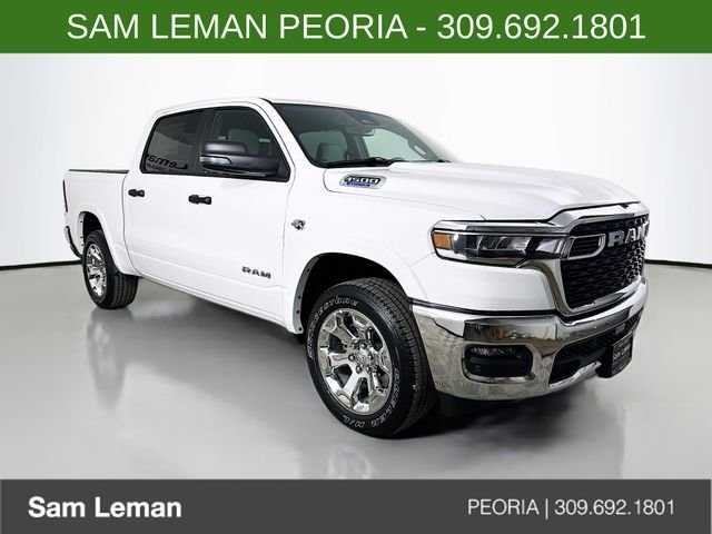 New 2026 Bright White Clear-Coat Exterior Paint RAM Big Horn/Lone Star image 1