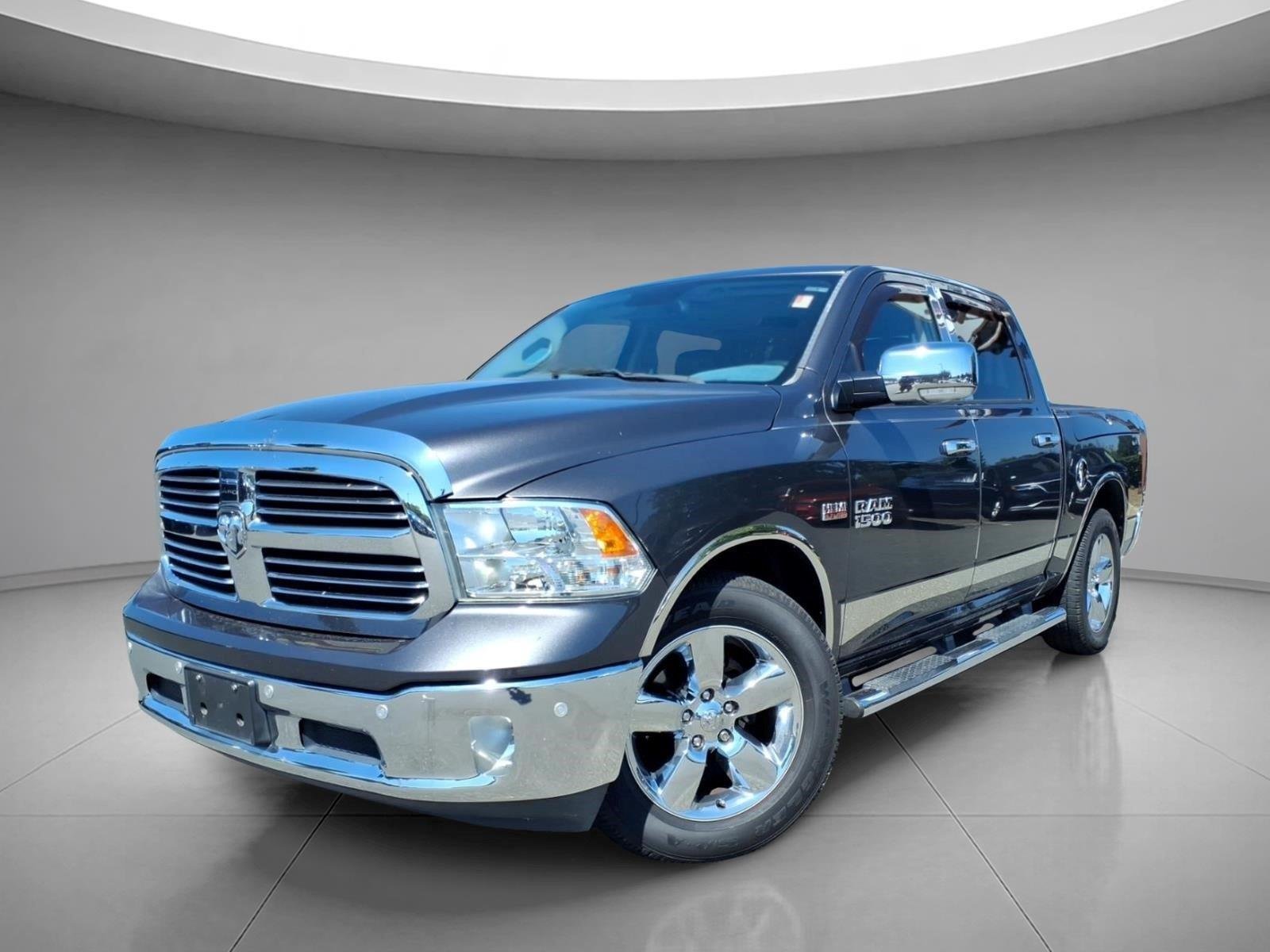 Used 2017 Granite Crystal Metallic Clearcoat Ram Big Horn image 1