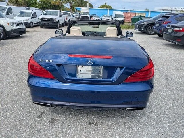 Used 2017 Blue Mercedes-Benz SL 450 image 6