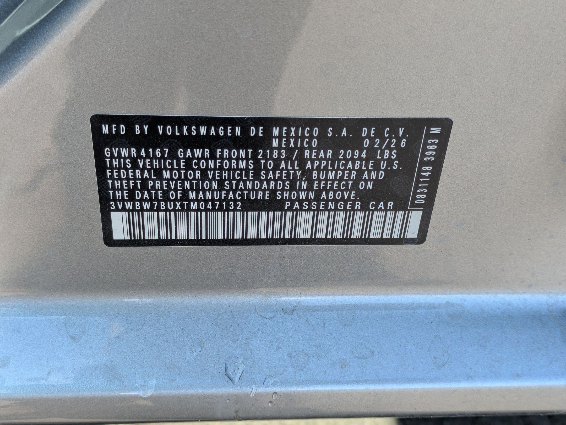 New 2026 Pyrite Silver Metallic Volkswagen Sport image 16